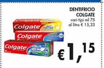 Supermercato Coal Dentifricio colgate offerta