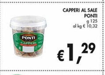 Supermercato Coal Capperi al sale ponti offerta