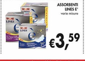 Supermercato Coal Assorbenti lines è offerta