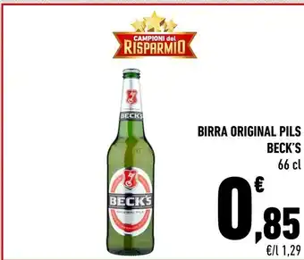 Conad Beck's Birra Original Pils offerta
