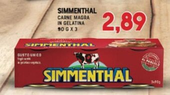 Gran Risparmio Simmenthal Carne Magra in Gelatina 90 g x 3 offerta