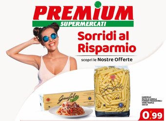 Premium Supermercati Garofalo Pasta Di Semola Formati Tradizionali Varie Trafile 500 gr offerta