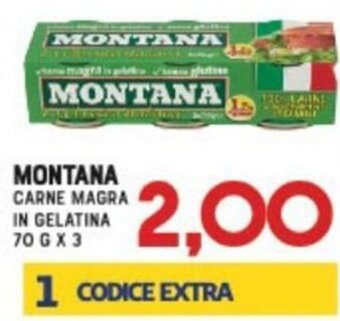 Montana Carne Magra in Gelatina 70 g x 3