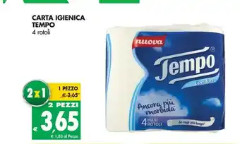 Tigros Tempo Carta igienica offerta