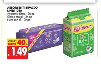 Tigros Lines Assorbenti lines offerta