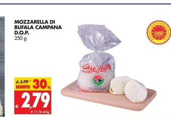 Tigros Mozzarella di bufala offerta