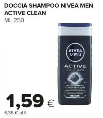 Tigre Nivea Active Clean Doccia Gel Uomo Corpo 250 Ml offerta
