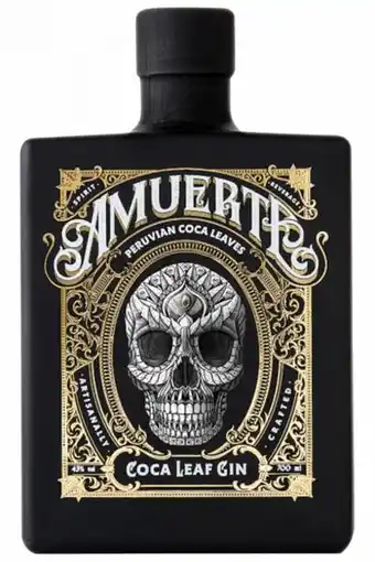Bernabei Gin coca leaf black amuerte 70cl offerta