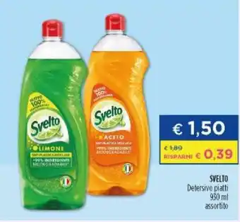 Acqua & Sapone Svelto Detersivo piatti 930 ml assortito offerta