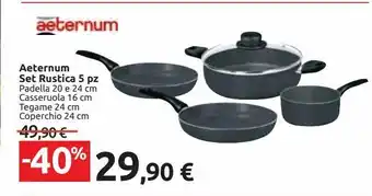 Aeternum set rustica 5 oz
