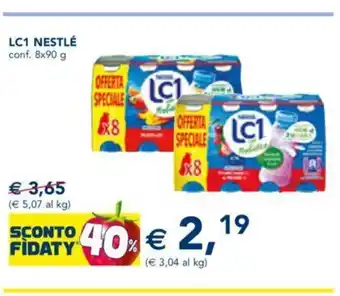 Esselunga Nestlé LC1 conf. 8 x 90 g offerta