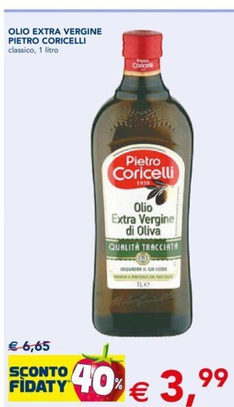 Esselunga Olio Extra Vergine Pietro Coricelli classico, 1 litro offerta