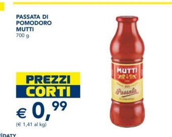 Esselunga Passata Di Pomodoro Mutti 700 g offerta