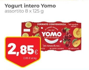Coop Yomo Yogurt intero assortito 8 x 125 g offerta