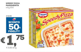 Pan Cameo Speedy Pizza Margherita x4/g.300 offerta