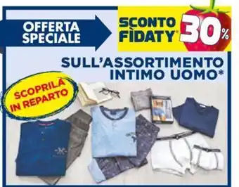 Esselunga Sull'Assortimento Intimo Uomo offerta