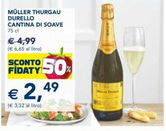 Esselunga Müller Thurgau Durello Cantina Di Soave 75 cl offerta