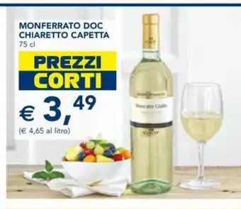Monferrato DOC Chiaretto Capetta 75 cl