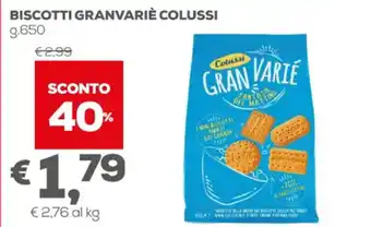 Pan Colussi Biscotti Granvariè g.650 offerta