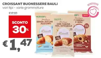 Pan Croissant Buonessere Bauli vari tipi offerta