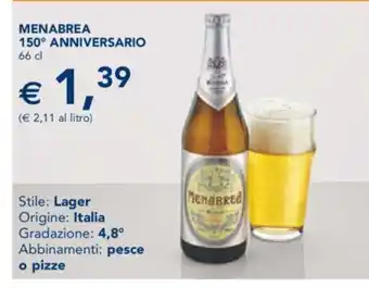 Esselunga Menabrea 150 ° Anniversario 66 cl offerta