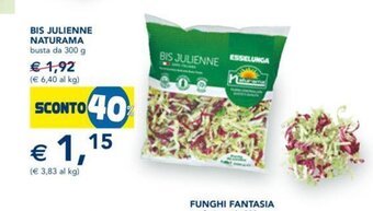 Esselunga Bis Julienne Naturama 300 g offerta