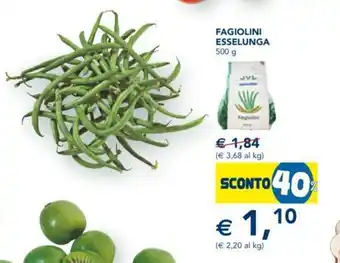 Esselunga Fagiolini Esselunga 500 g offerta
