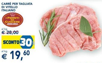 Esselunga Carrè Per Tagliata Di Vitello Italiano offerta