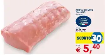 Esselunga Arista Di Suino Italiano offerta