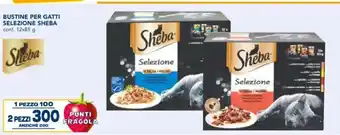 Esselunga Sheba Bustine Per Gatti Selezione conf. 12x85 g 2 pezzi offerta