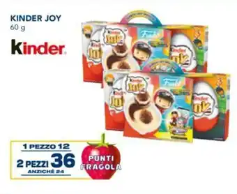 Esselunga Kinder Joy 60 g 2 pezzi offerta