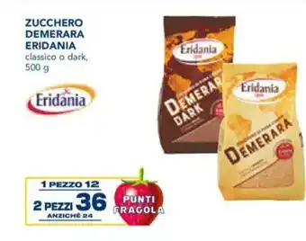 Esselunga Eridania Zuccherio Demerara classico o dark. 500 g 2 pezzi offerta