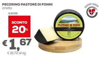Pan Pastore di Fonni Pecorino offerta