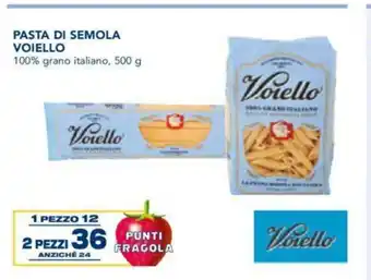Esselunga Pasta Di Semola Voiello 100 % grano italiano, 500 g 2 pezzi offerta