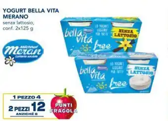 Esselunga Bella Vita Yogurt Merano 2 x 125 g 2 pezzi offerta