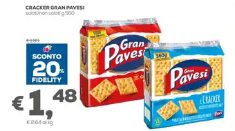 Gran Pavesi Cracker salati/non salati g.560
