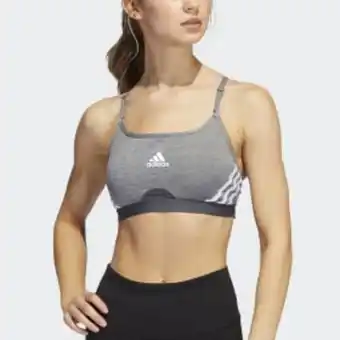 Adidas Reggiseno sportivo adidas aeroreact training light-support 3-stripes offerta