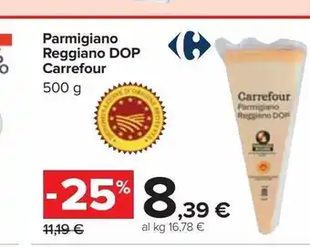 Carrefour Iper Parmigiano reggiano dop carrefour 500 g offerta
