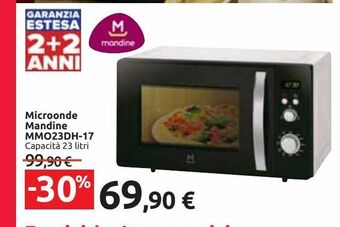 Carrefour Market Microonde mandine mmo23dh-17 offerta