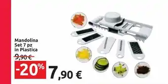 Carrefour Market Mandolina set 7 pz in plastica offerta