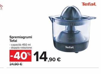 Carrefour Iper Spremiagrumi tefal offerta
