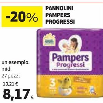 Coop Pannolini pampers progressi offerta