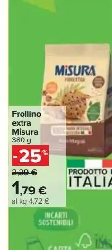 Carrefour Market Frollini extra misura 380g offerta