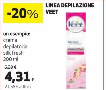 Coop Linea depilazione veet offerta