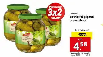 Cetriolini giganti aromatizzati