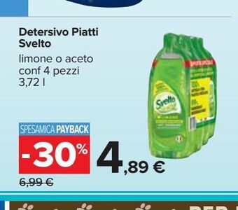 Carrefour Iper Detersivo piatti svelto offerta