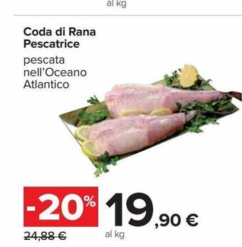 Carrefour Iper Coda di rana pescatrice offerta