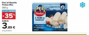 Carrefour Market Fiori di nasello findus msc 250 g offerta