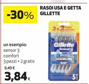 Coop Rasoi usa e getta gillette offerta