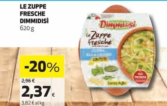 Coop Le zuppe fresche dimmidisi offerta